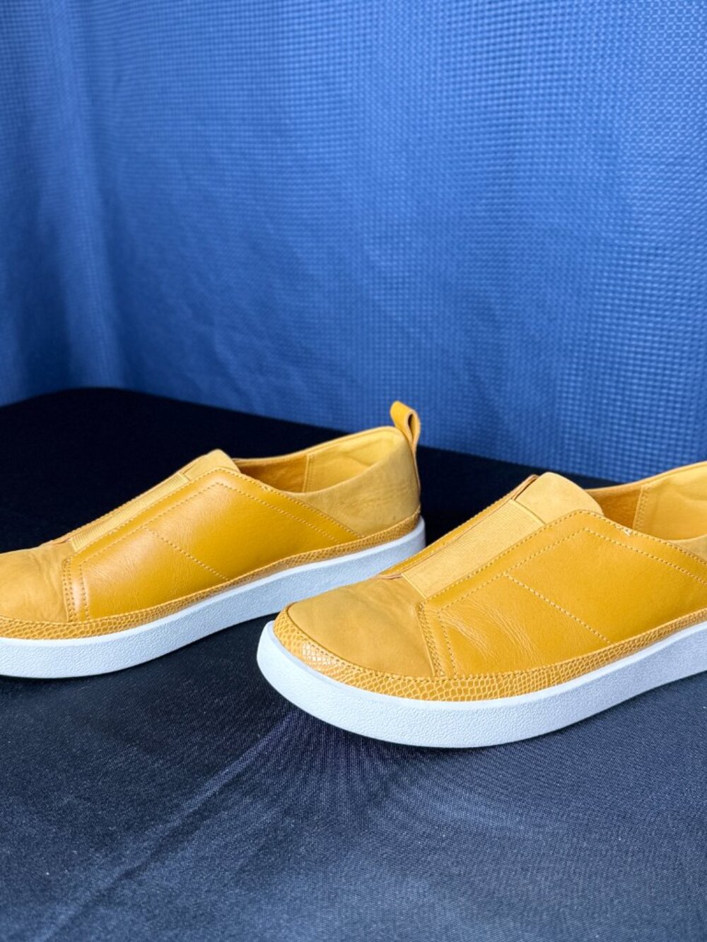 Vionic Slip-On Sneakers in Mustard Yellow - Picture 3 of 7